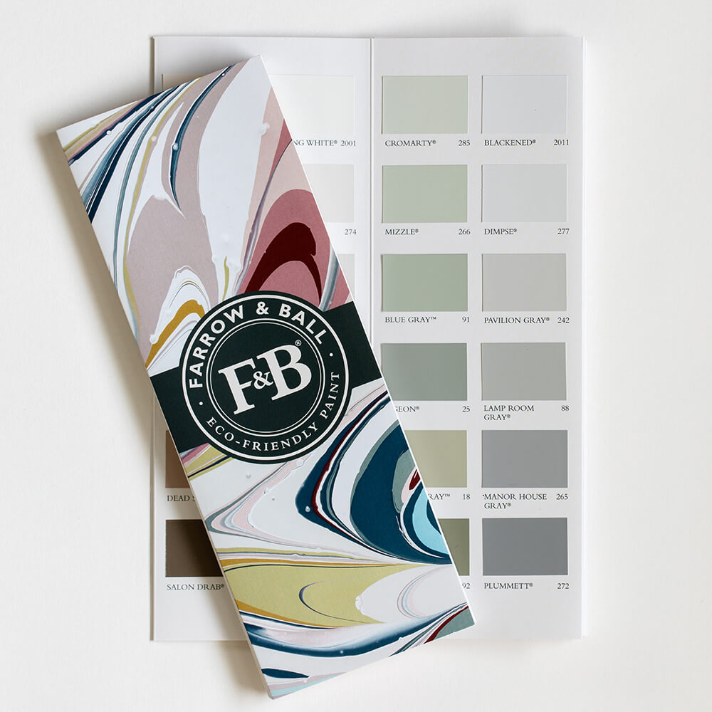 Krijtverf Farrow & Ball Kleurenkaart en brochure