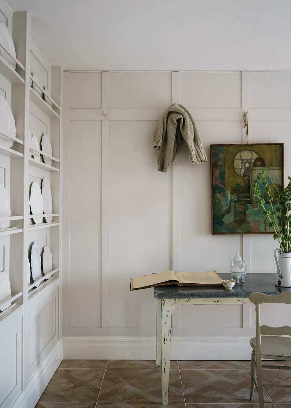 Krijtverf Farrow & Ball Proefpotje School House White (291)