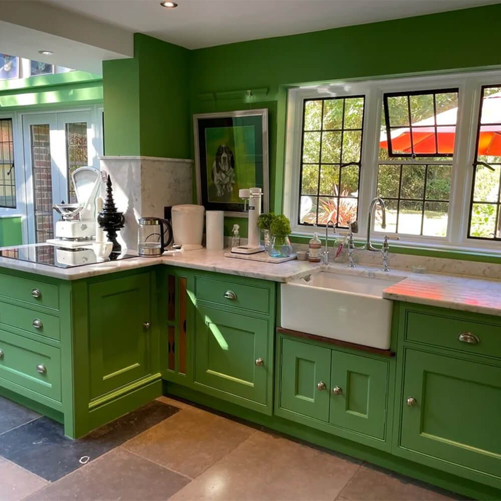 Farrow & Ball Emerald Green (W53) Archiefkleur PaintPaper.nl