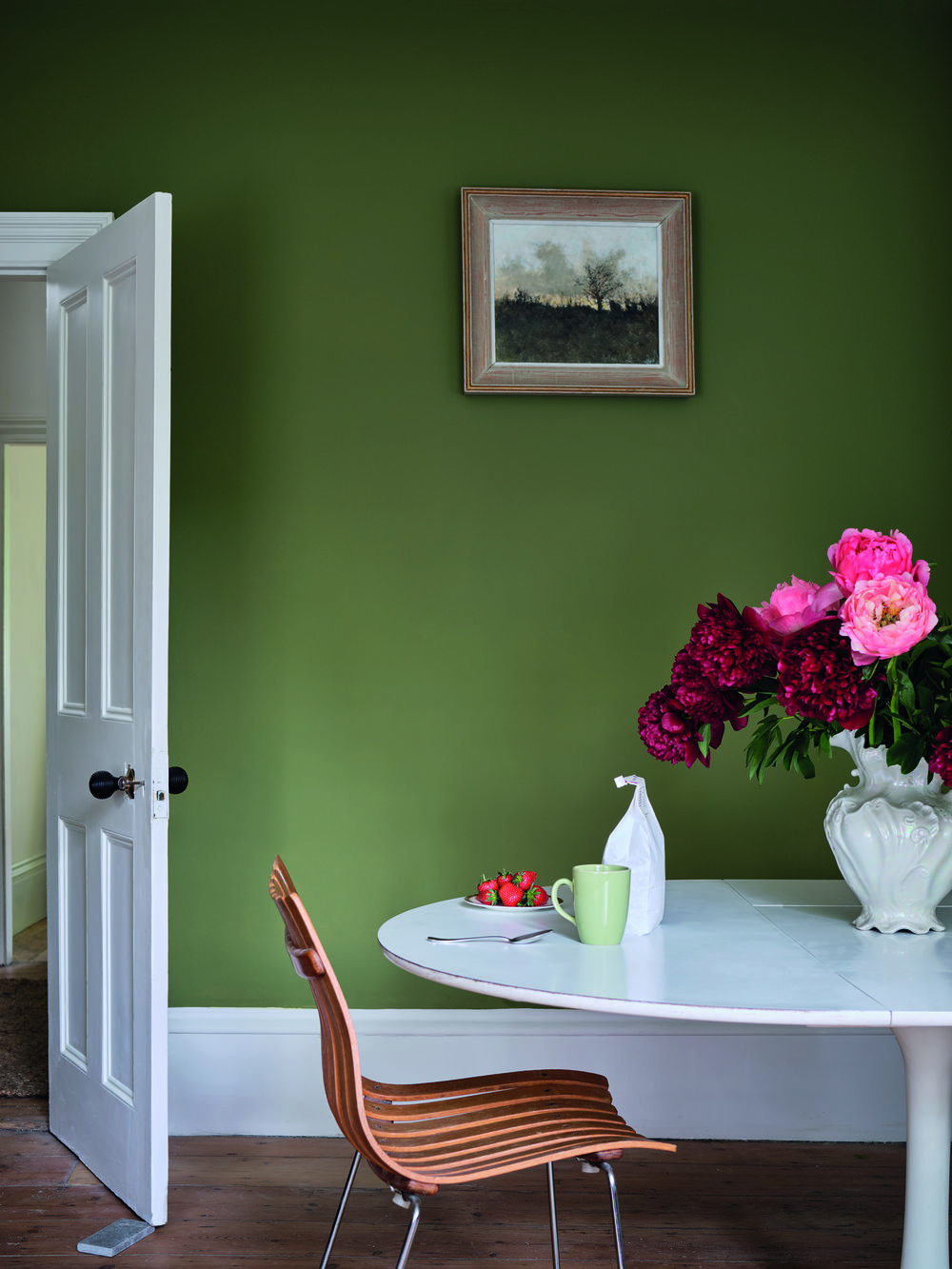 Krijtverf Farrow & Ball Proefpotje Duck Green (W55) PaintPaper.nl