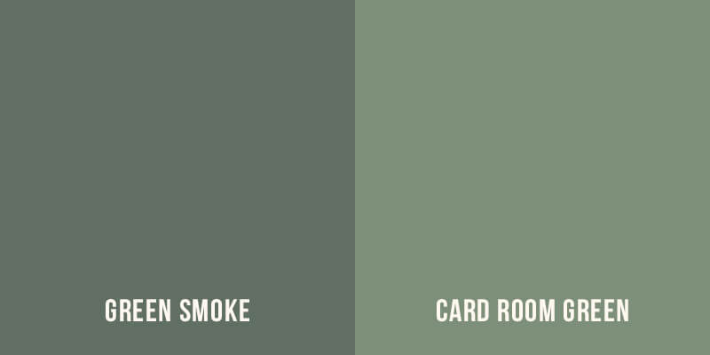 Green Smoke of Card room green Farrow and Ball