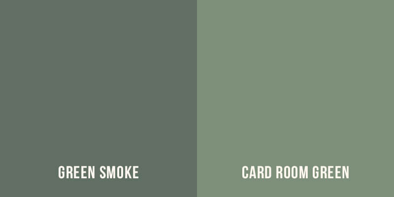 Green Smoke of Card room green Farrow and Ball